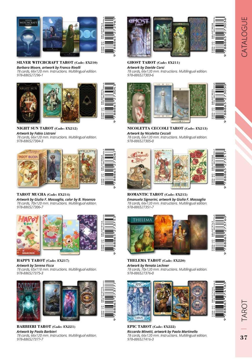 Lo Scarabeo catalogue 2019